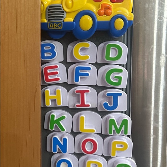 Colorful Magnetic Alphabet Learning Bus - Picture 2 of 2